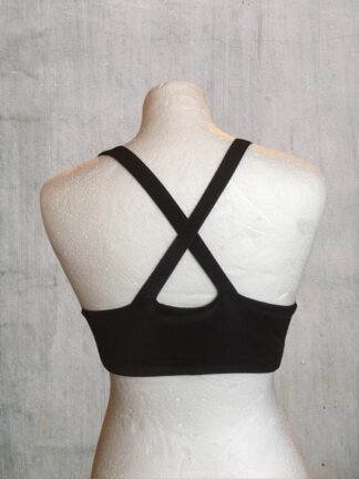 Bralette „Eva“ Samt - schwarz