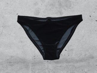 Slip „Inge“ Samt - schwarz