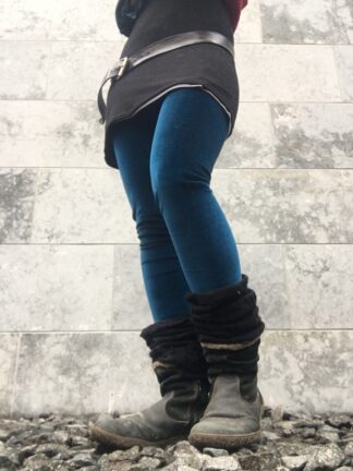 Leggings Samt - petrol