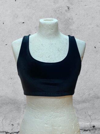 Bralette „Tina“ Samt - schwarz