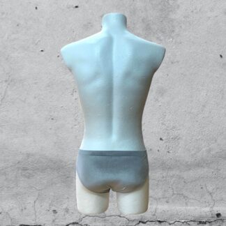 Slip „Achim“ Samt - silber