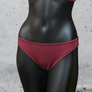 Slip „Inge“ Baumwolljersey - bordeaux