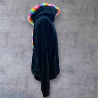 Hoodie „Franky“ Regenbogenflausch